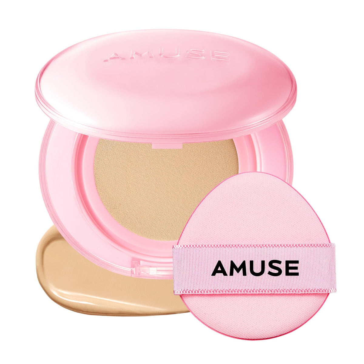 AMUSE TANNING HELLO KITTY DEW POWER VEGAN CUSHION 02 HEALTHY