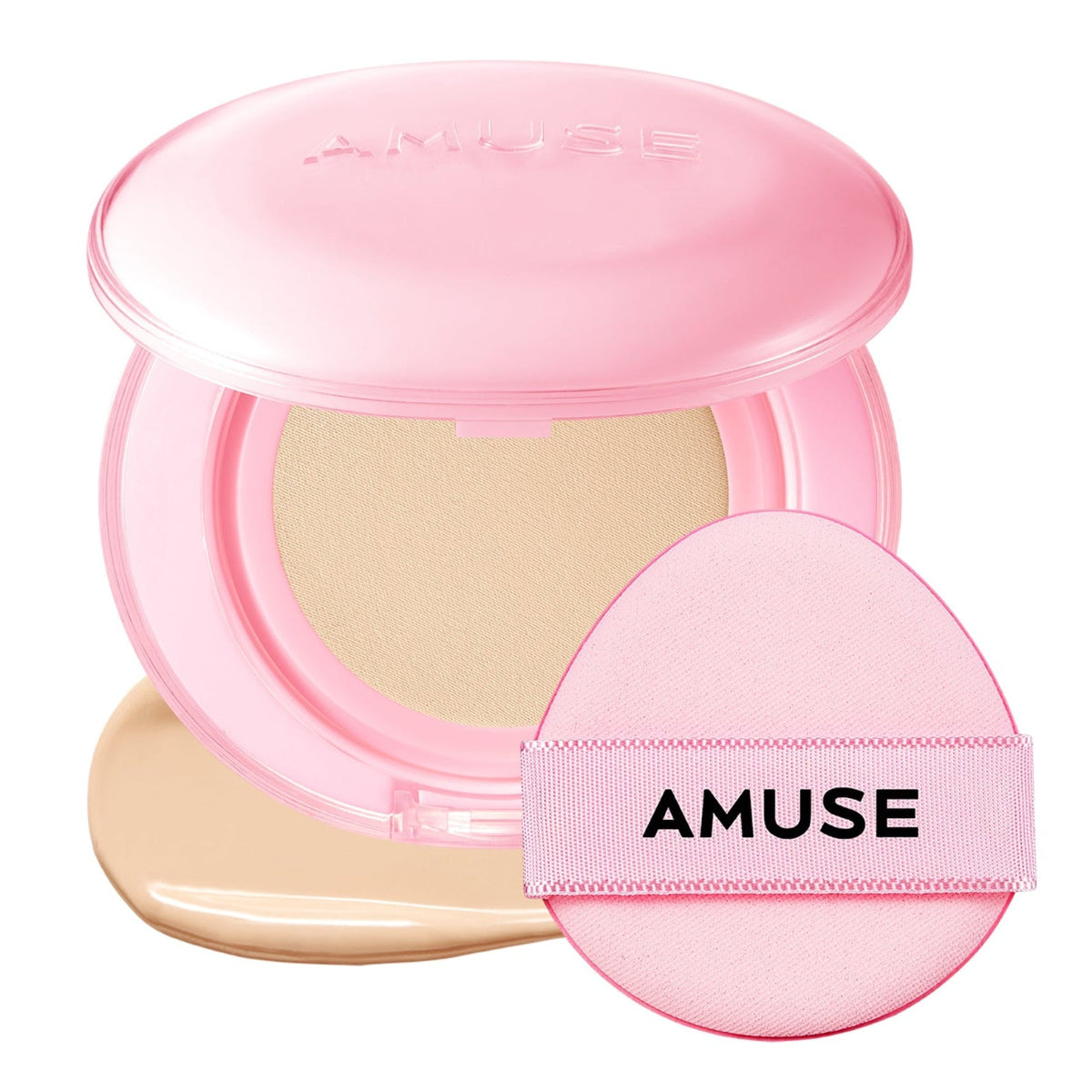 AMUSE TANNING HELLO KITTY DEW POWER VEGAN CUSHION 1.5 NATURAL