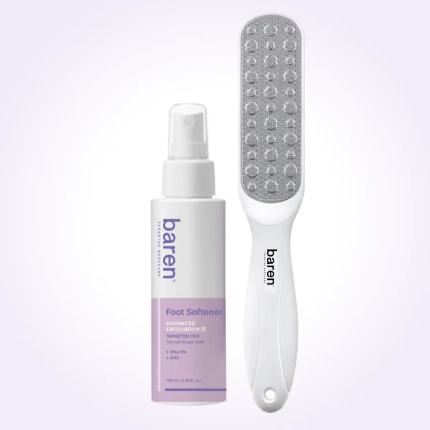 Foot Softener At-home Kit: Foot File & Callus Softener Spray