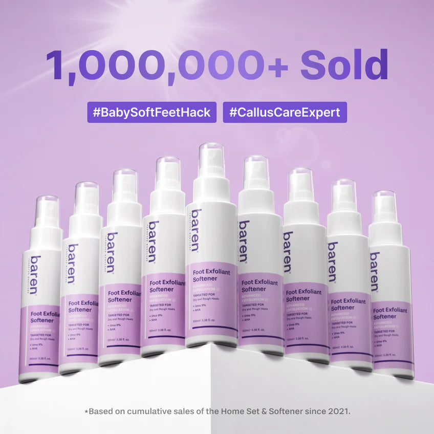 Foot Softener At-home Kit: Foot File & Callus Softener Spray