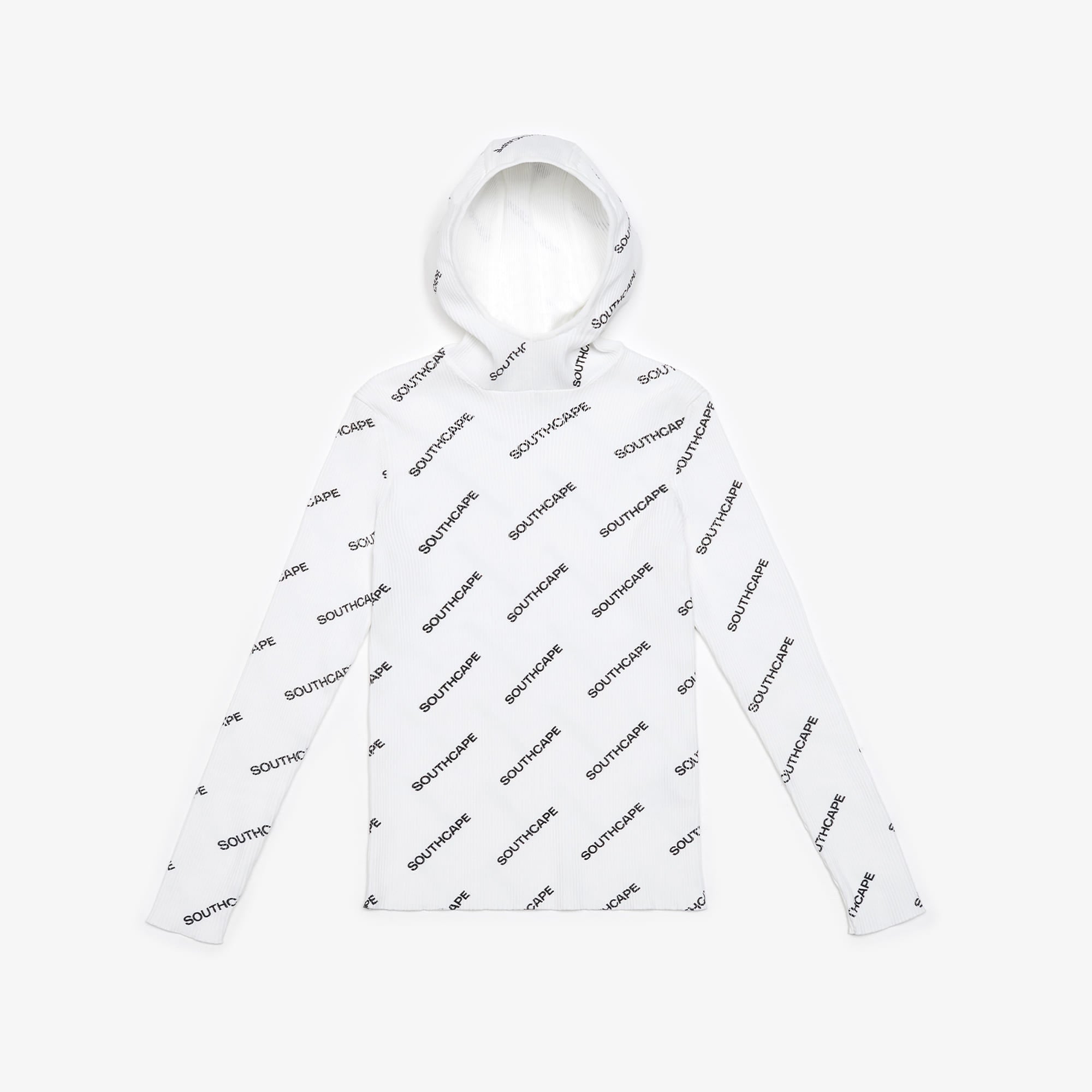 Women s Logo Print Hoodie Knit White