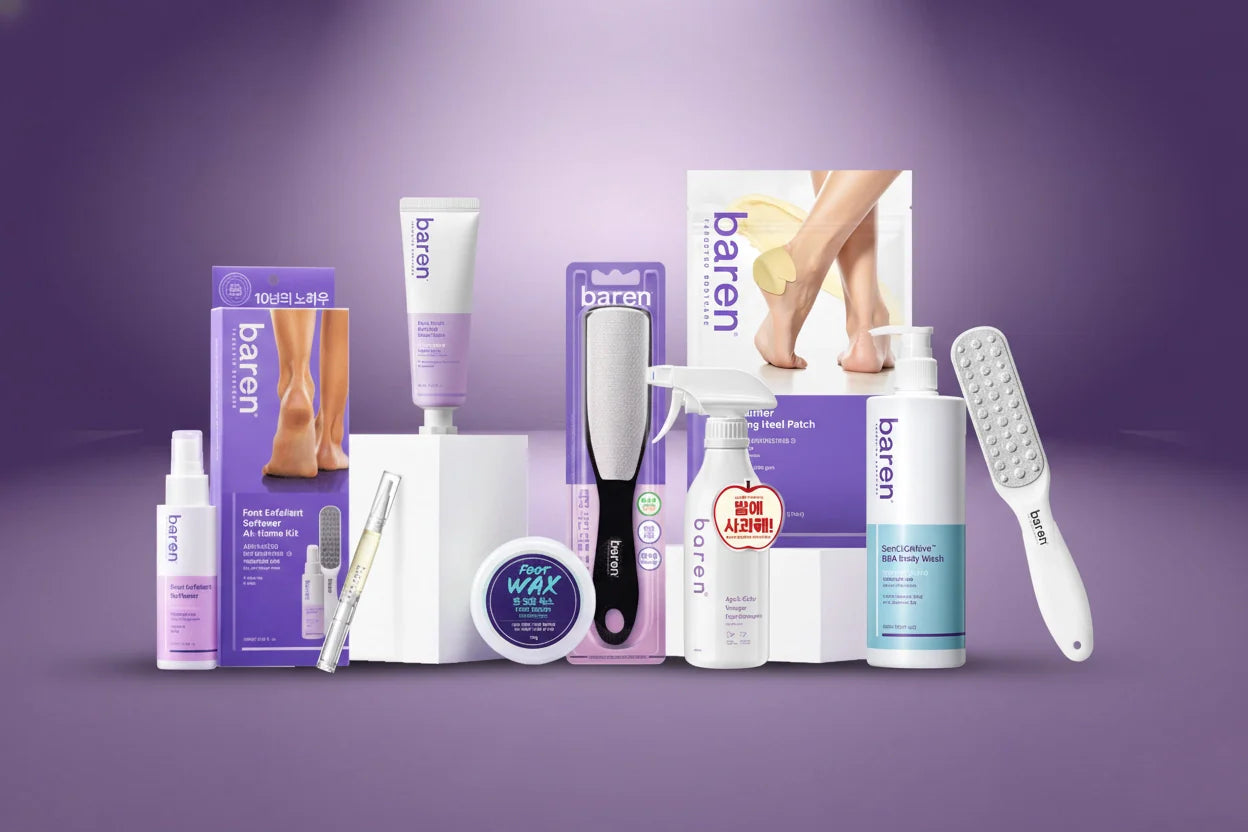 WHOLESALE BAREN — The Foot Care Brand That Makes Your Feet Baby-Soft!