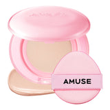 AMUSE TANNING HELLO KITTY DEW POWER VEGAN CUSHION 01 PURE PLANNED SET