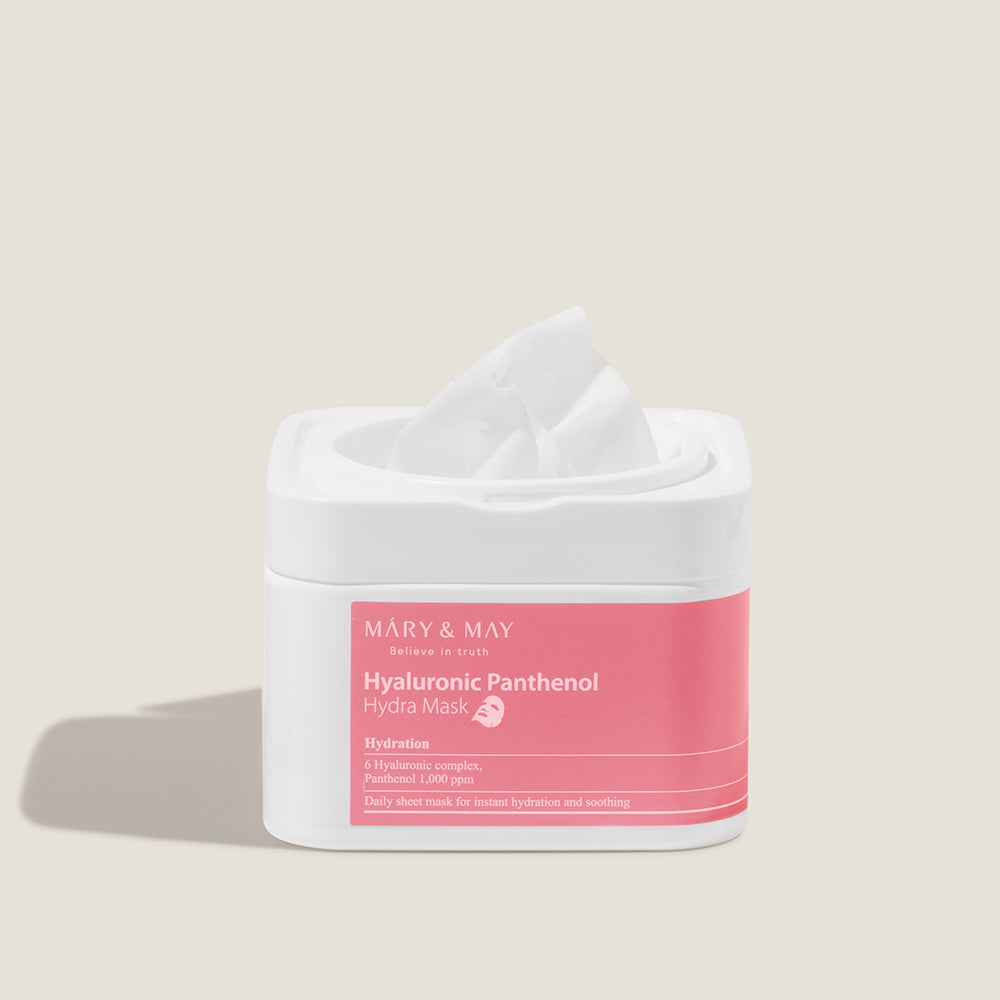 Mary&May Hyaluronic Panthenol Hydra Mask 30ea/400g - MOQ 15