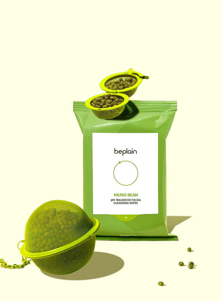 BEPLAIN MUNG BEAN pH-BALANCED FACIAL CLEANSING WIPES 20p N1