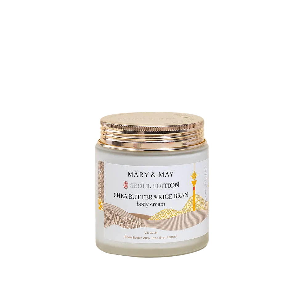 Mary&May Shea Butter & Rice Bran Body Cream 250ml - MOQ 18