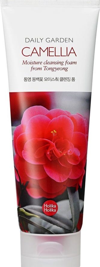 Holika Holika Daily Garden Tongyeong Camelia Moisture Cleansing Foam 120ml - MOQ 80