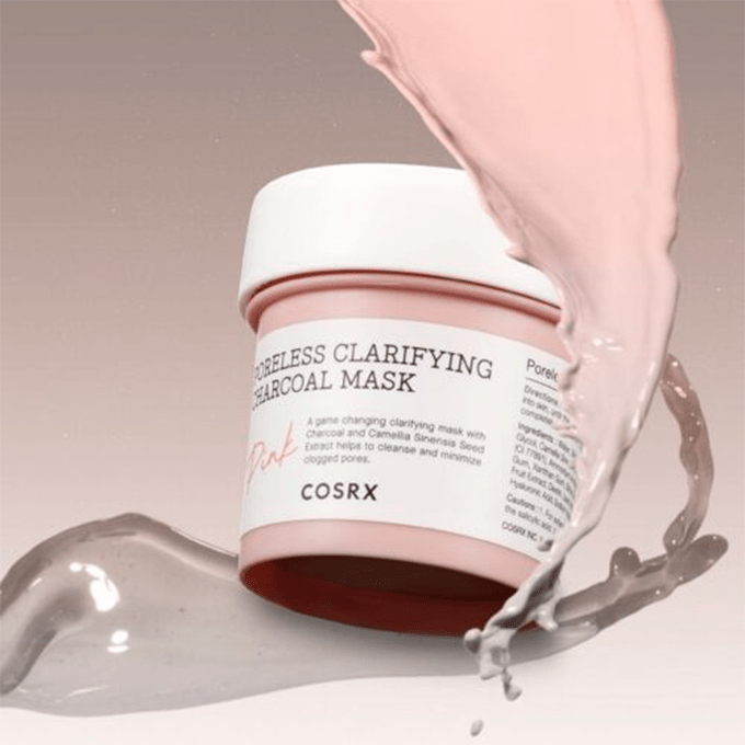 COSRX Poreless Clarifying Charcoal Mask - Pink