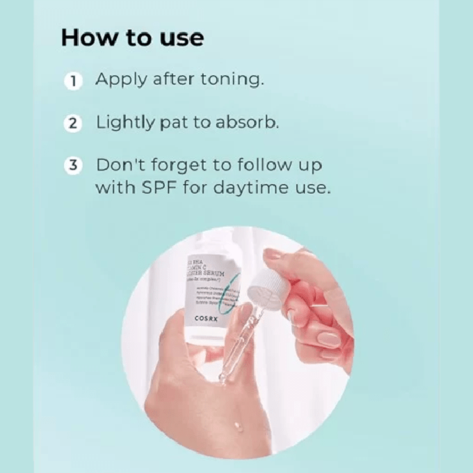 COSRX Refresh AHA BHA Vitamin C Booster Serum