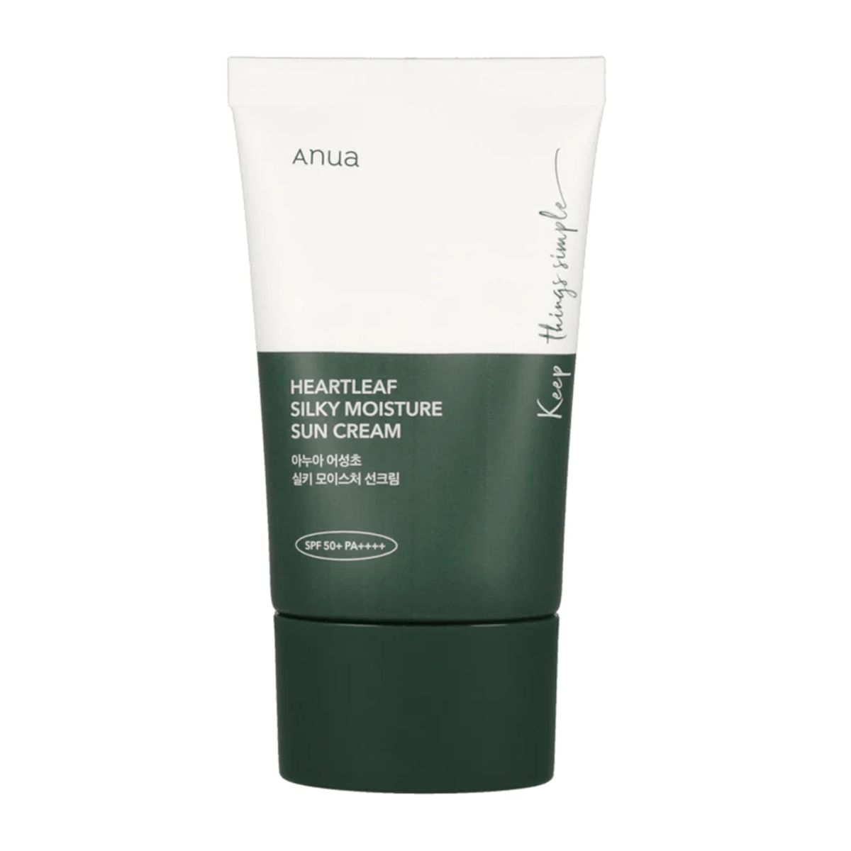 ANUA HEARTLEAF SILKY MOISTURE SUNCREAM 50ml