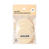 AMUSE DEW JELLY VEGAN CUSHION PUFF 3P