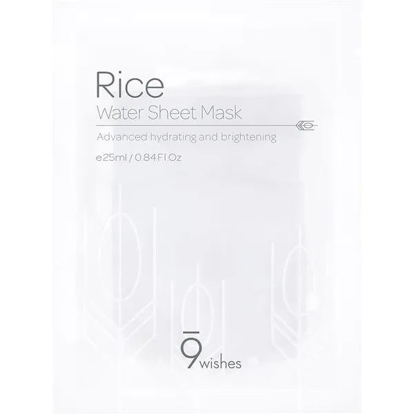 9Wishes Rice Water Sheet Mask - MOQ 32