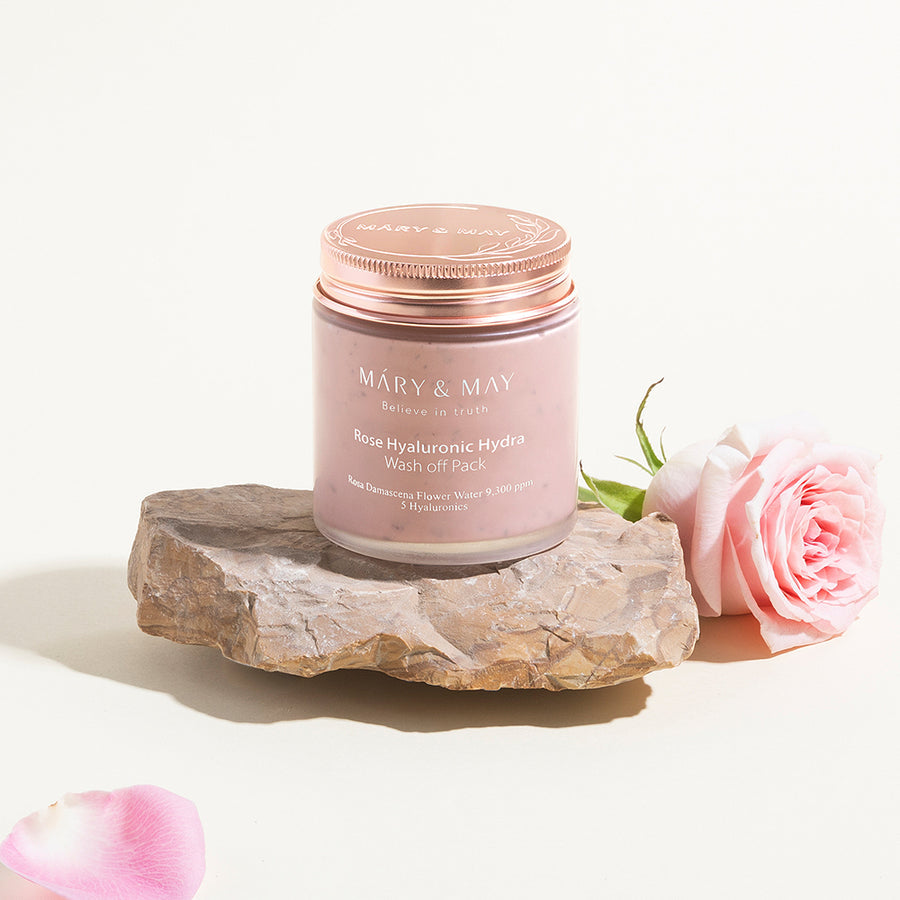 Mary&May Vegan Rose Hyaluronic Mask Special Set (125g+30g) - MOQ 20