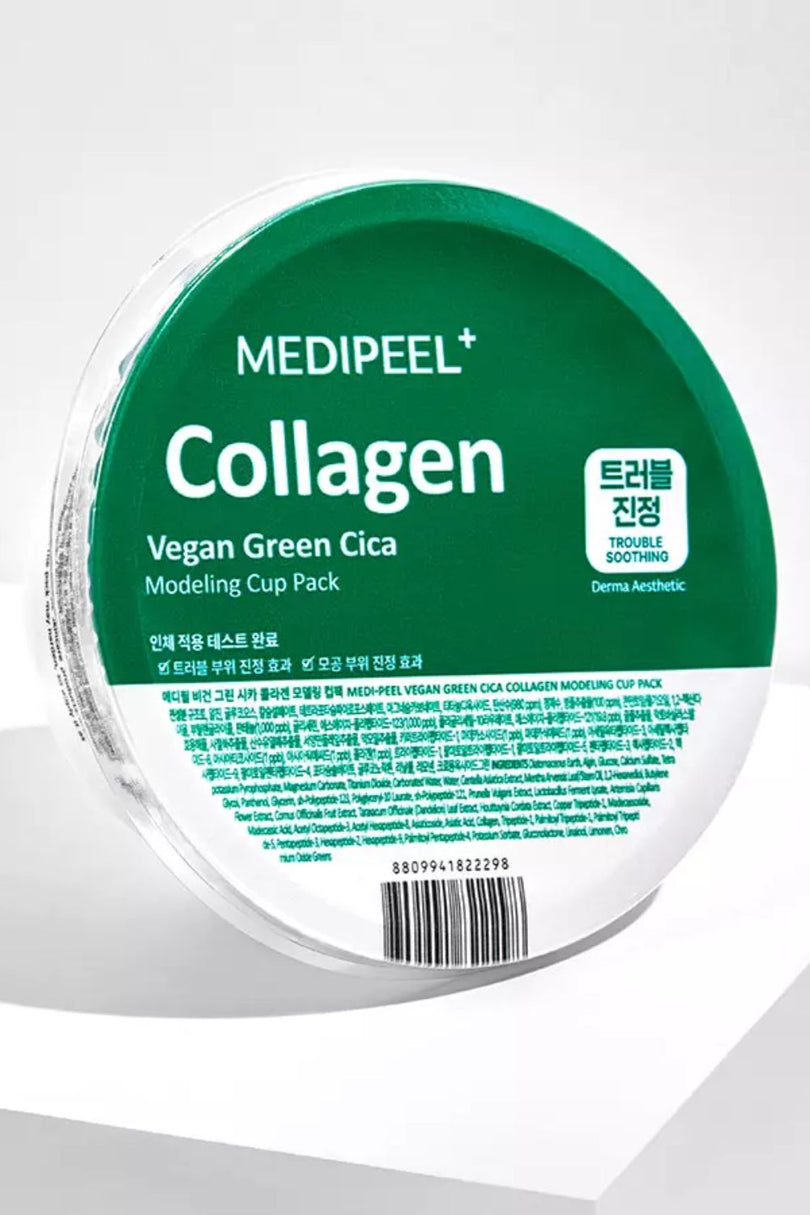 MEDI-PEEL VEGAN GREEN CICA COLLAGEN MODELING CUP PACK - MOQ 150