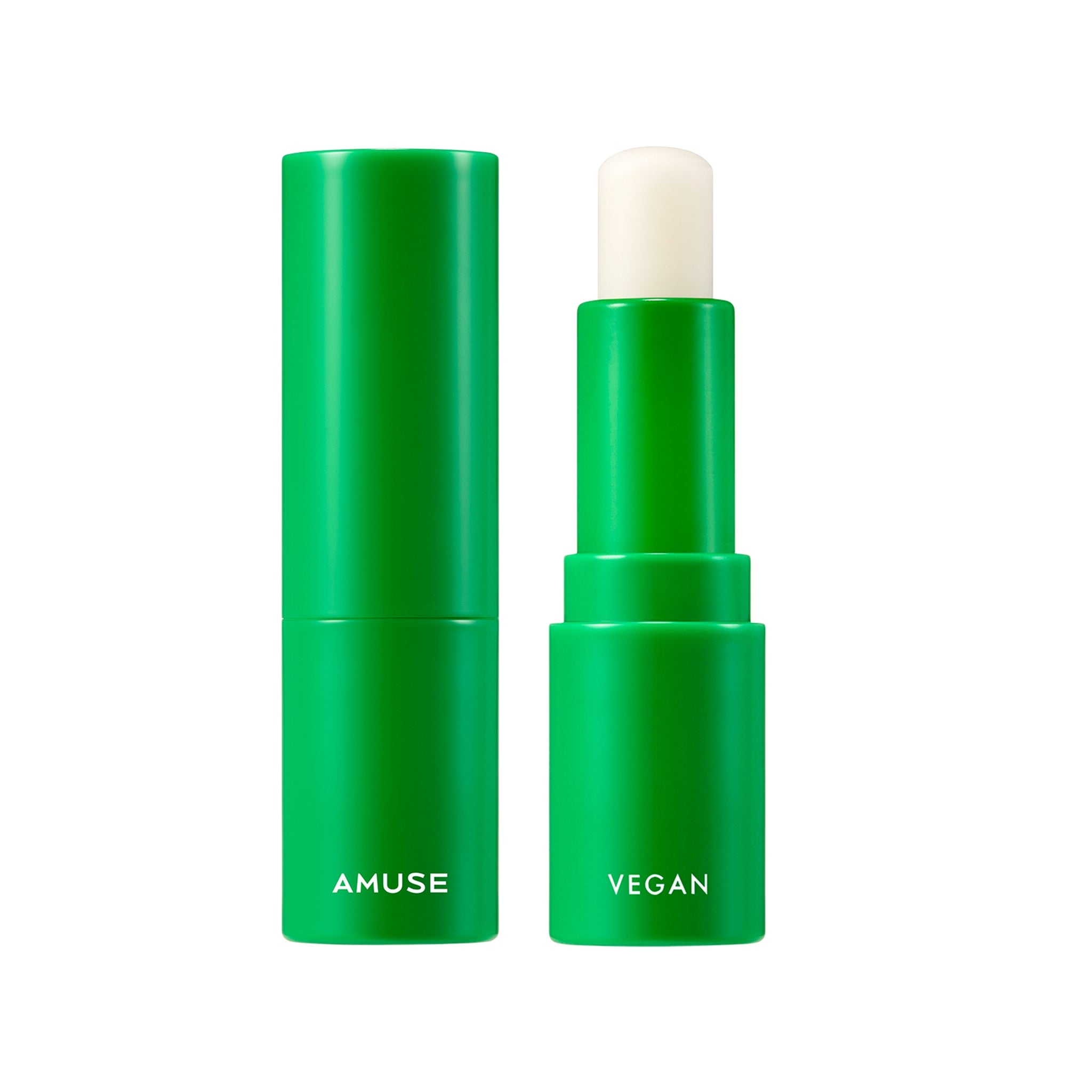 AMUSE VEGAN GREEN LIP BALM 01 CLEAR