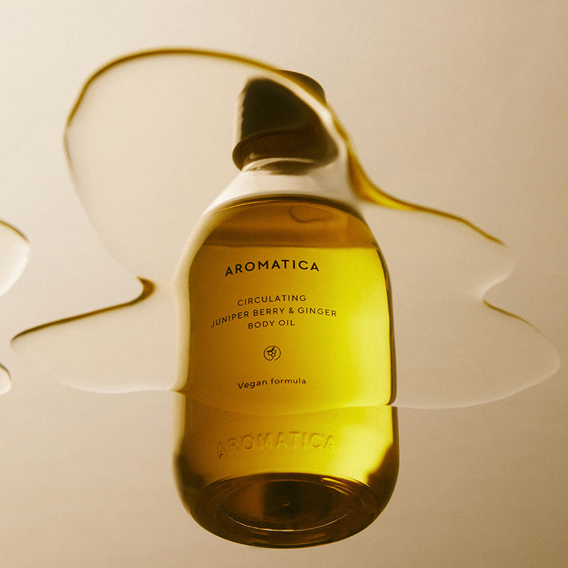 Aromatica Circulating Body Oil_Juniper Berry & Ginger - MOQ 20