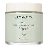 Aromatica Tea tree Pore Purifying Clay Mask 2% Niacinamide + 45% Clay - MOQ 24