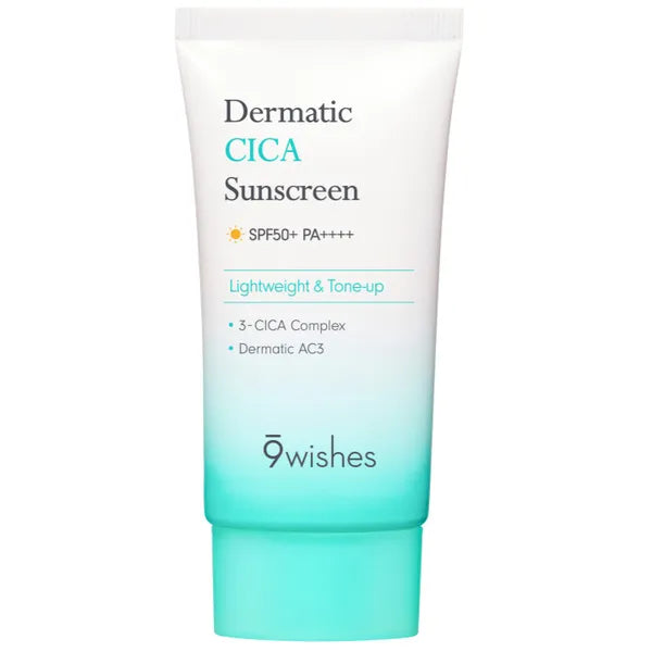 9Wishes Dermatic CICA Sunscreen SPF50+ PA++++ - MOQ 72
