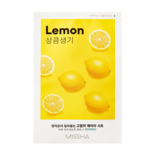 MISSHA AIRY_FIT_SHEET_MASK_[LEMON] - MOQ 36