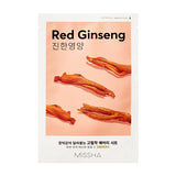 MISSHA AIRY_FIT_SHEET_MASK_[RED_GINSENG] - MOQ 36