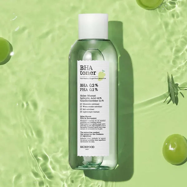 SKINFOOD SHINE MUSCAT BHA TONER - MOQ 10