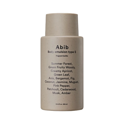 Abib Body emulsion type S 
fragrant bottle - MOQ 40