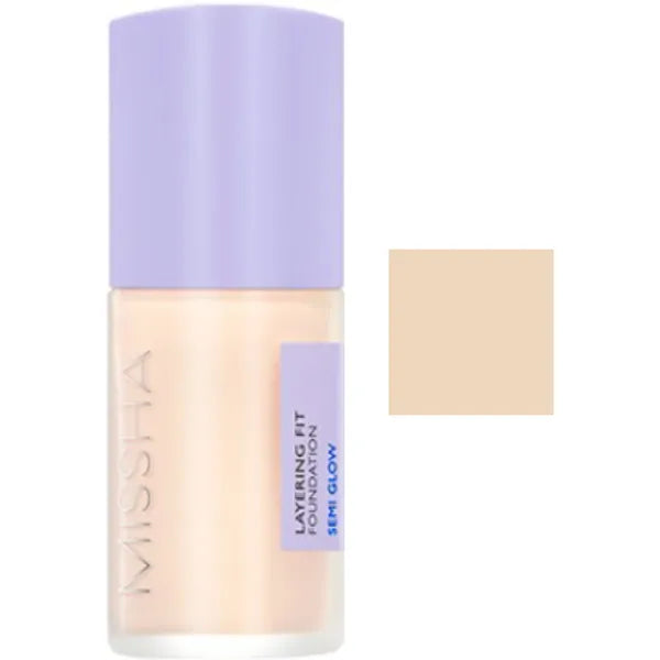 MISSHA LAYERING FIT FOUNDATION_SEMI GLOW_21.FAIR - MOQ 36