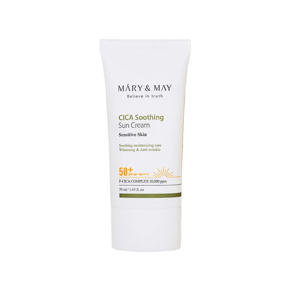 Mary&May CICA Soothing Sun Cream SPF50+ PA++++ 50ml - MOQ 50