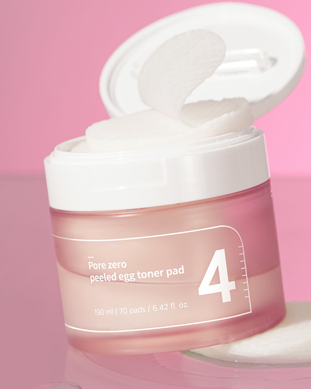 Numbuzin No.4 Pore Zero Peeled Egg Toner Pad - MOQ 30