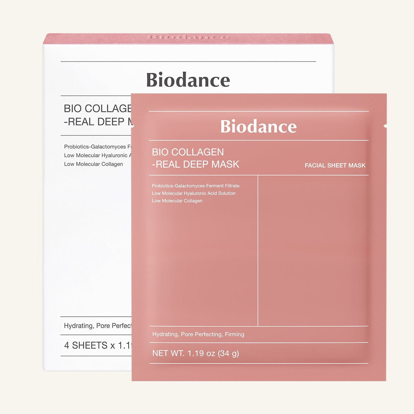 [Biodance] Bio Collagen-Real Deep Mask 1Box (34g*4ea)_KR