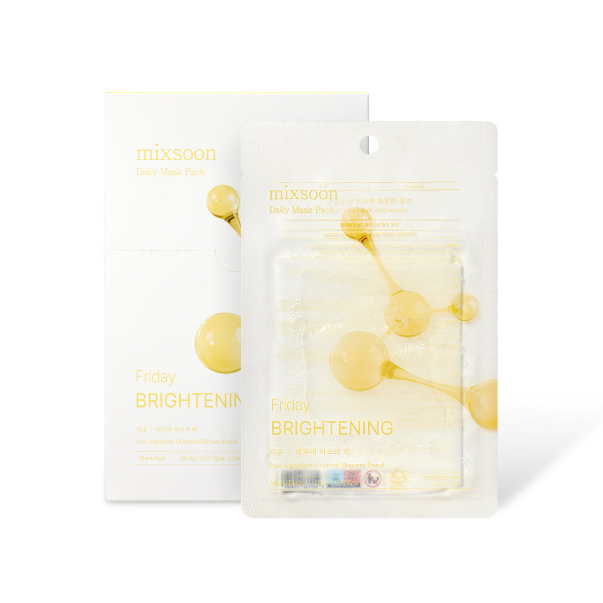 MIXSOON Daily Mask Pack Friday [20ml*10ea] - MOQ 40