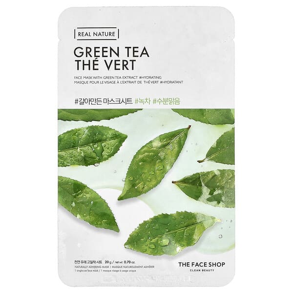 The Faceshop REAL NATURE.GREEN TEA FACE MASK - MOQ 30