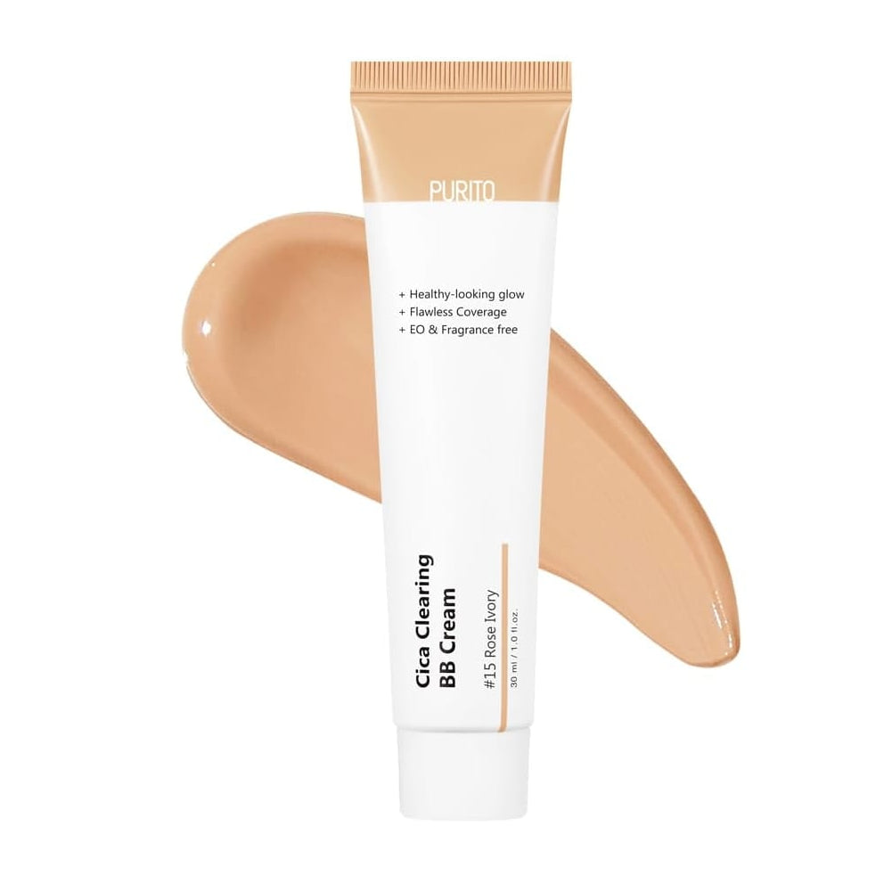 PURITO Cica Clearing BB Cream #15 Rose Ivory