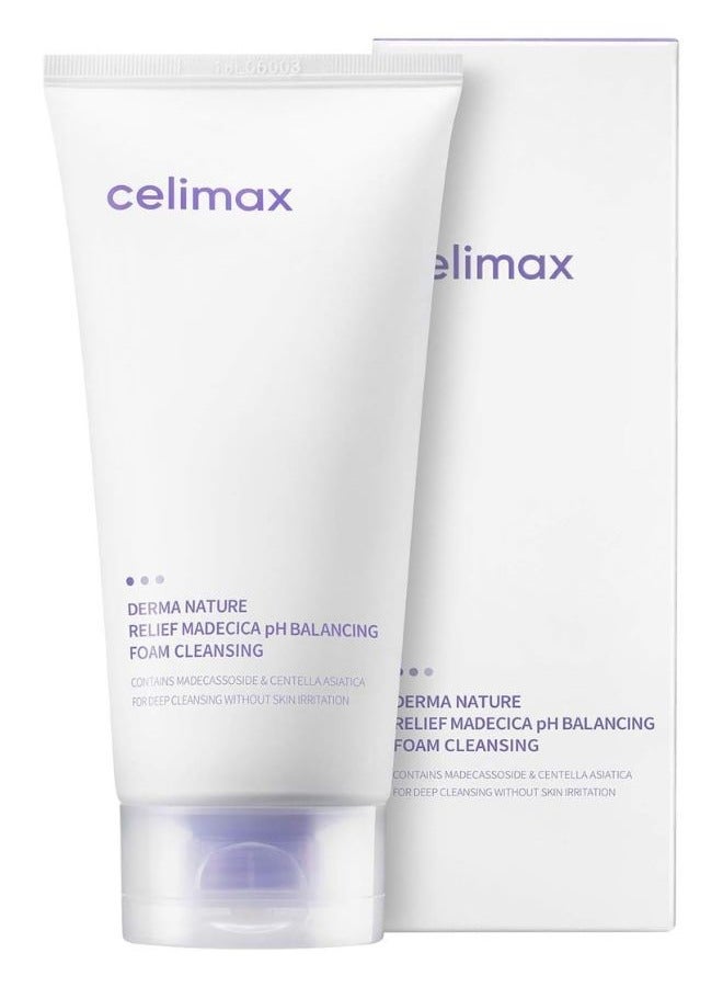 celimax Derma Nature Relief Madecica pH Balancing Foam Cleansing 150ml