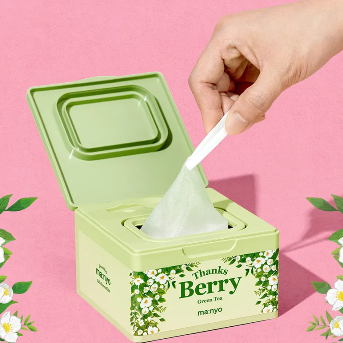 Manyo Factory THANKS BERRY GREEN TEA MASK - MOQ 20