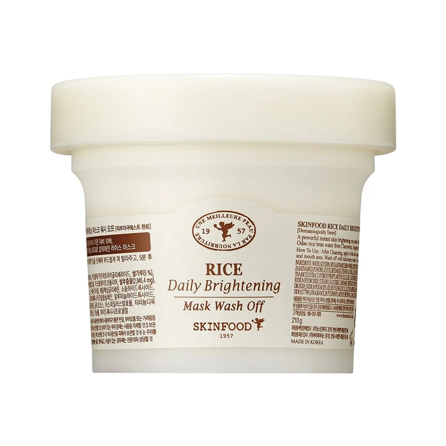 SKINFOOD RICE DAILY BRIGHTENING MASK WASH OFF - MOQ 10