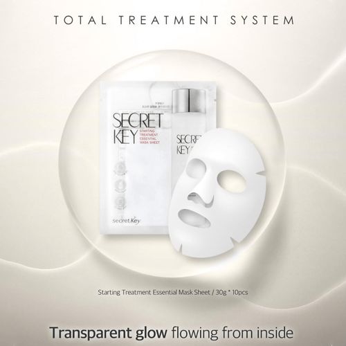 SECRETKEY_STARTING TREATMENT_ESSENTIAL MASK SHEET(10P) - MOQ 40