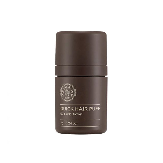 The Faceshop Quick Hair Puff 02 Dark Brown - MOQ 8
