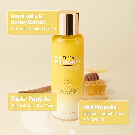 BANILA CO Miss Flower & Mr.Honey Propolis Rejuvenating Essence Toner (EU)