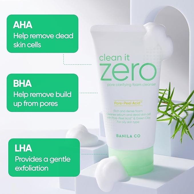 BANILA CO Clean It Zero Foam Cleanser Pore Clarifying