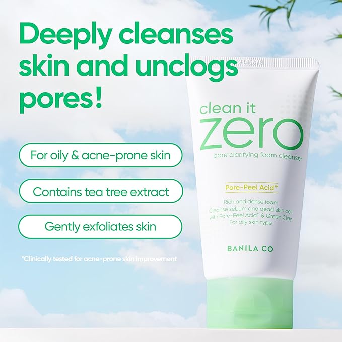 BANILA CO Clean It Zero Foam Cleanser Pore Clarifying