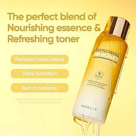 BANILA CO Miss Flower & Mr.Honey Propolis Rejuvenating Essence Toner (EU)