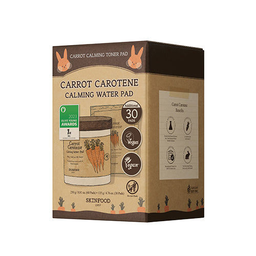 SKINFOOD CARROT CAROTENE CALMING WATER PAD SET - MOQ 10