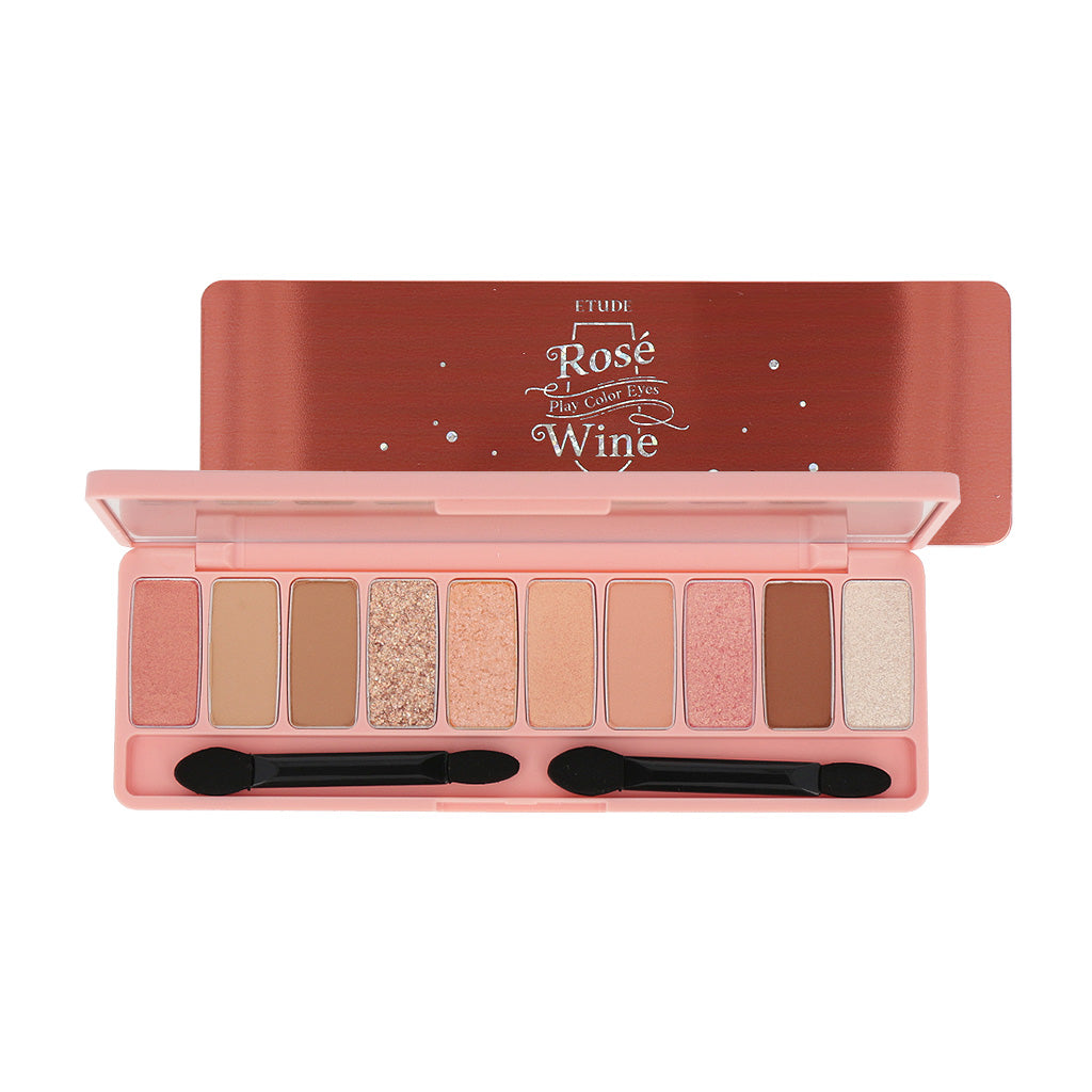 ETUDE HOUSE Play Color Eyes 0.7g*10ea (2 types) #Leather Shop #Rose Wine - Dodoskin