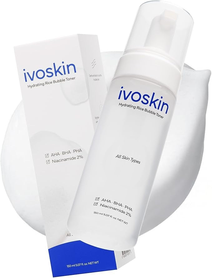 IVOSKIN Rice Milky Bubble Toner (5.07fl.oz / 150ml)