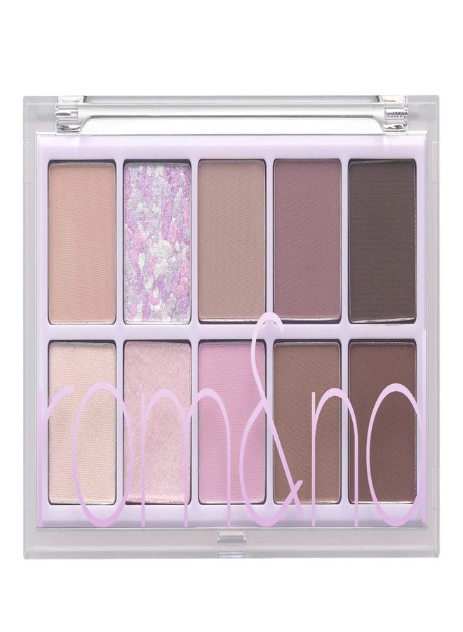rom&nd BETTER THAN PALETTE DUAL BRUSH SET PACKAGE 09 DREAMY LILAC GARDEN - MOQ 40