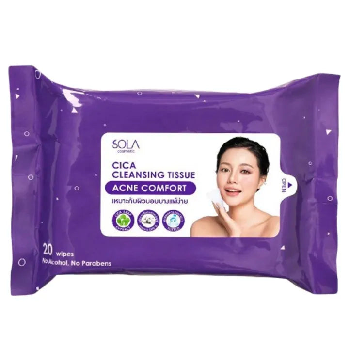 SOLA CICA Cleansing Tissue - MOQ 80
