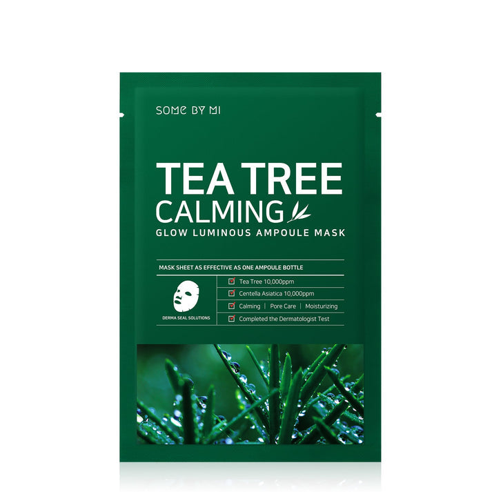 SOME BY MI 30 DAYS TEA TREE CALMING GLOW LUMINOUS AMPOULE MASK [25g] - MOQ 400