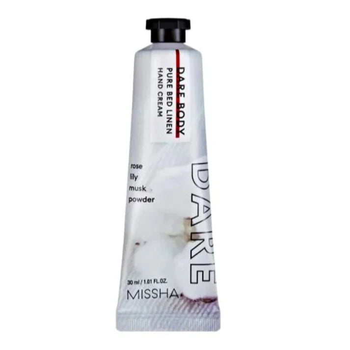 MISSHA DARE_BODY_HAND_CREAM_[PURE_BED_LINEN] - MOQ 36