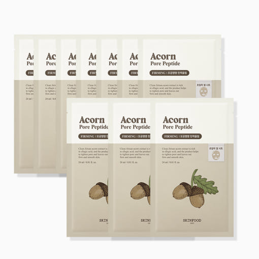 SKINFOOD ACORN PORE PEPTIDE MASK 10EA - MOQ 20